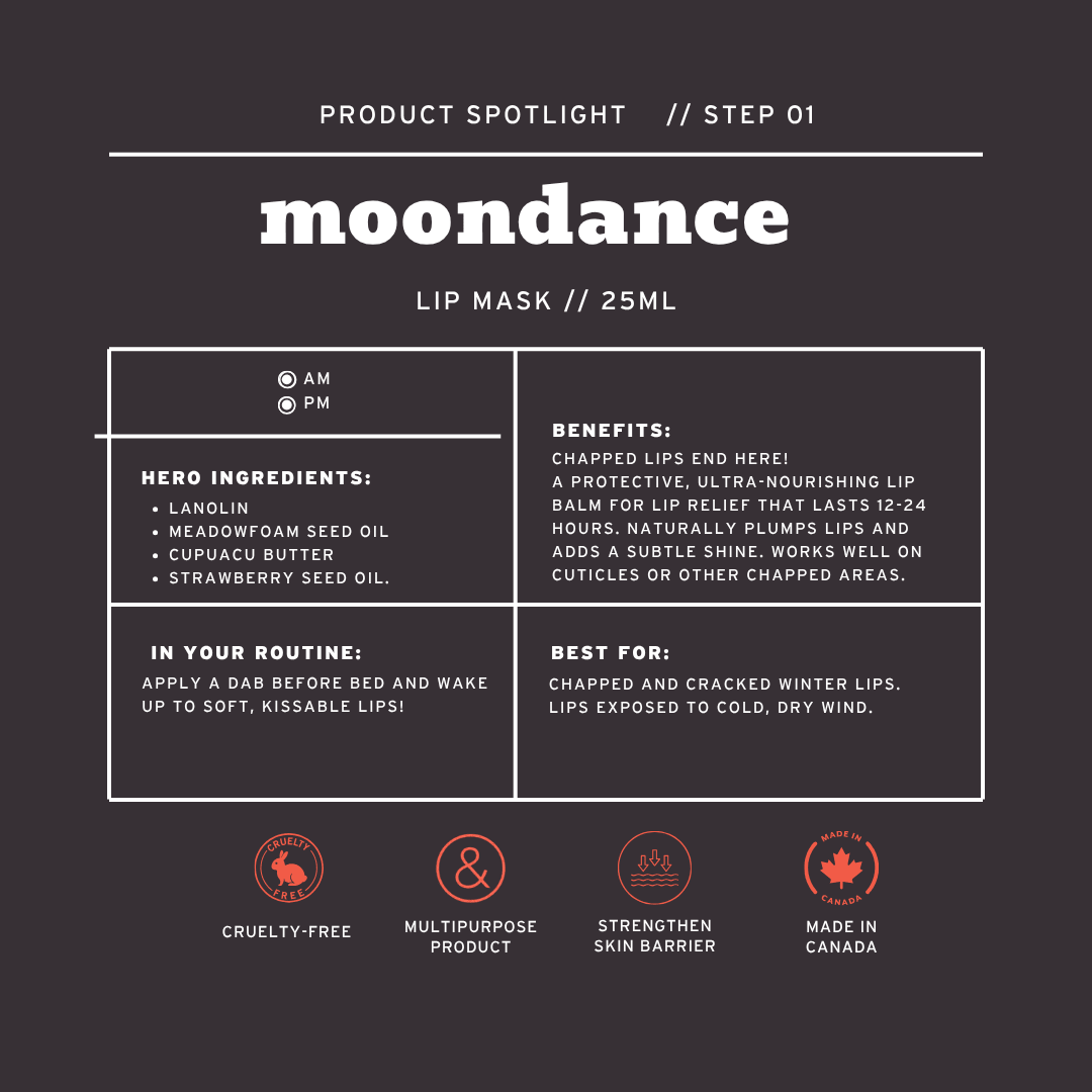 MOONDANCE Natural Lip Mask | Overnight Repair