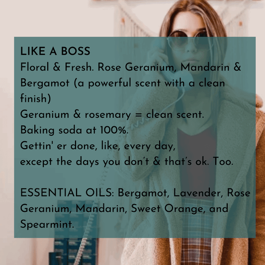 Full-Strength Deodorant Cream & Stick: LIKE A BOSS (++ baking soda)