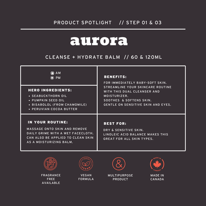 AURORA Multi-Purpose Cleansing Balm