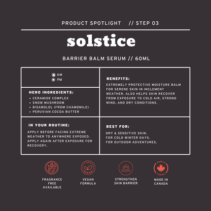 SOLSTICE Ceramide Barrier Balm Serum