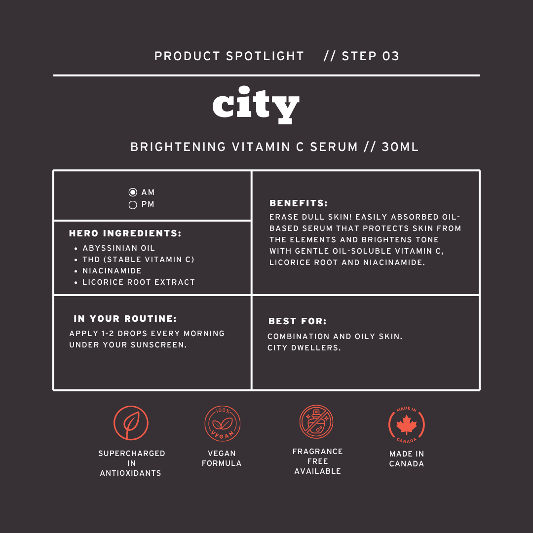 CITY Brightening Vitamin C Face Oil