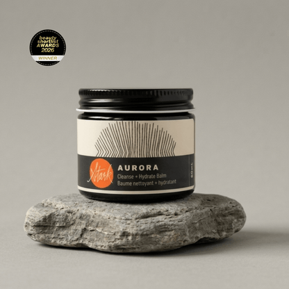 Aurora cleansing balm by Stark Skincare — multi-purpose botanical cleansing balm for dry and dehydrated skin