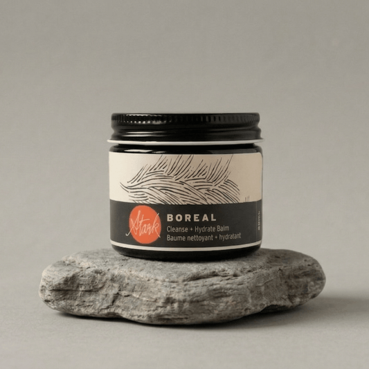Boreal cleanse and hydrate balm by Stark Skincare — lightweight botanical cleansing balm for oily skin and dullness