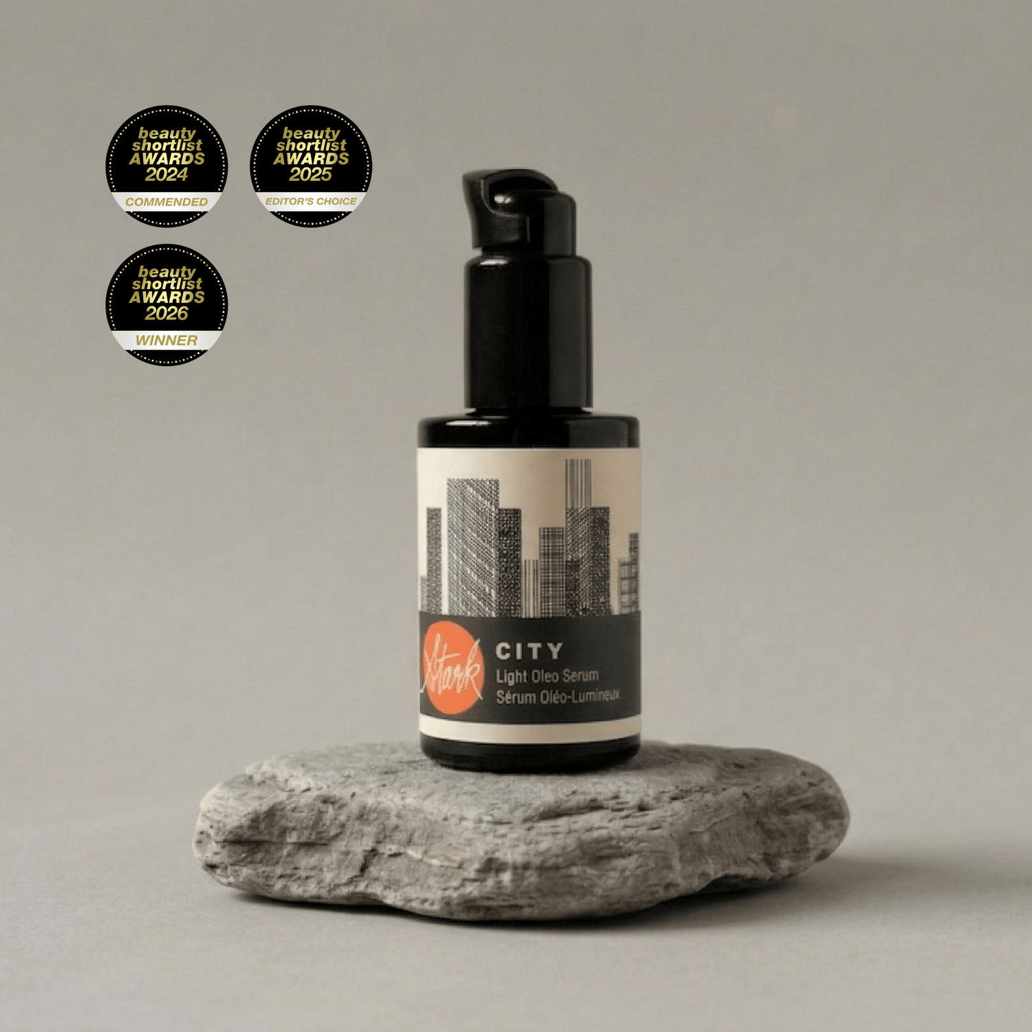 City vitamin C oil serum by Stark Skincare — lightweight brightening antioxidant serum for hyperpigmentation