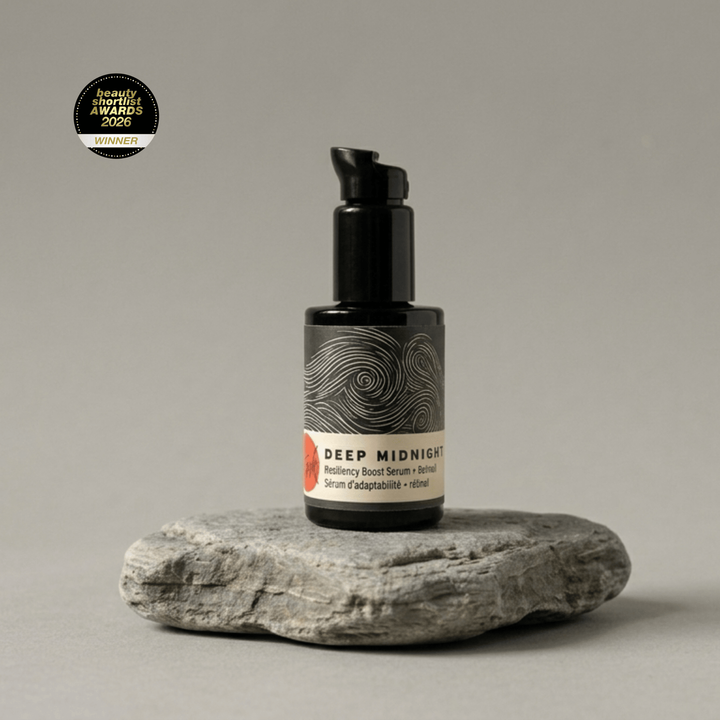 Deep Midnight retinol serum by Stark Skincare — gentle overnight retinol treatment for fine lines, wrinkles, and hyperpigmentation