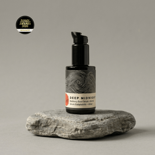 Deep Midnight retinol serum by Stark Skincare — gentle overnight retinol treatment for fine lines, wrinkles, and hyperpigmentation