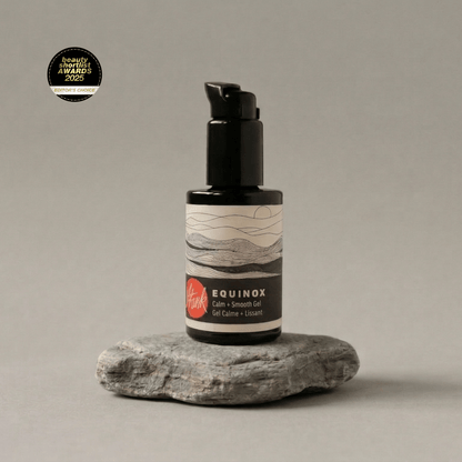 Equinox calm and smooth hydration serum by Stark Skincare — soothing gel serum with edelweiss, sea kelp, and helichrysum