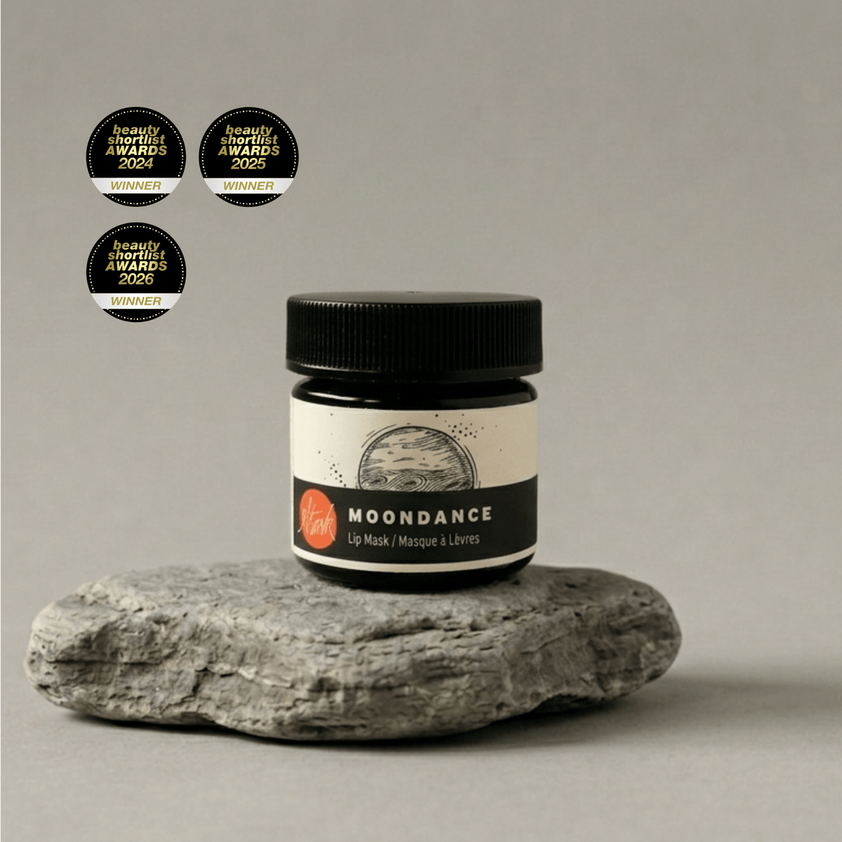 Moondance natural lip mask by Stark Skincare — overnight lip repair treatment for 12-hour moisture and protection